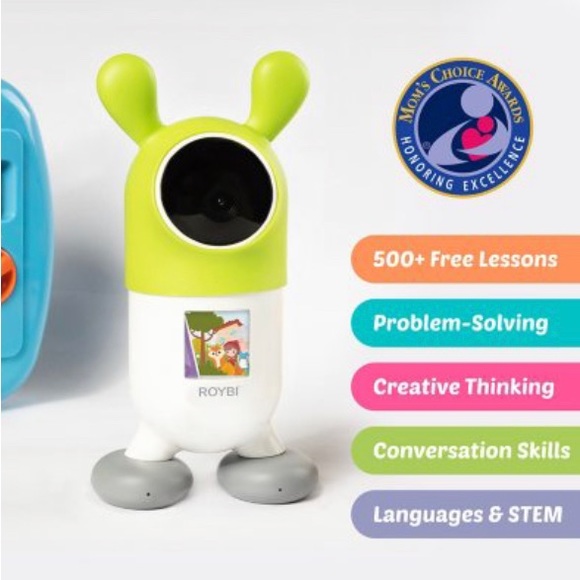 ROYBI ROBOT MULTILINGUAL AL SMART EDUCATIONAL COMPANION PRESCHOOL LEARNING NIB - Picture 1 of 4